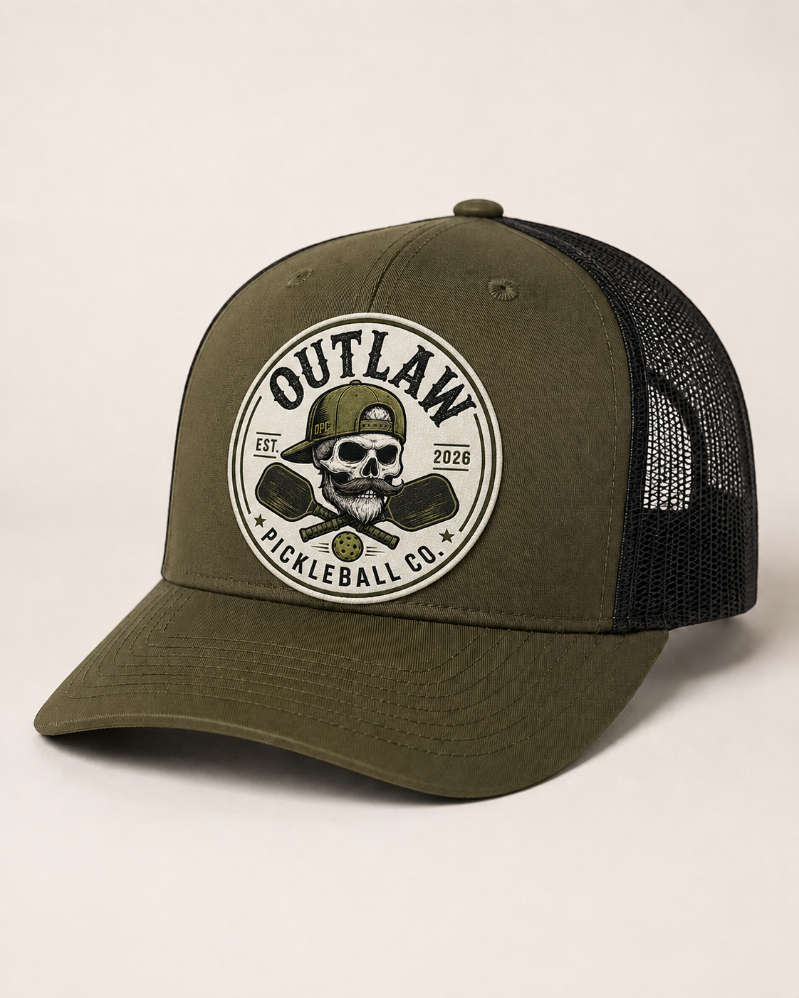 OPC Round Badge Trucker