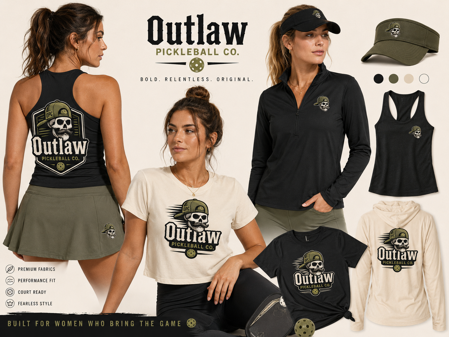 OPC Women's Collection — Bold. Relentless. Original. Built for women who bring the game.